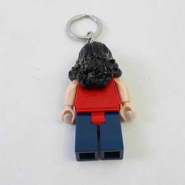 LEGO Wonder Woman Key Light LED Keychain DC Comics Super Heroes 3" Tall