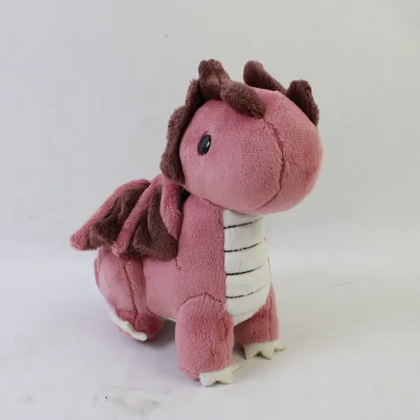 Bellzi Mini Draggi The Fire Dragon Plush Small Stuffed Animal 6" Poseable Wings