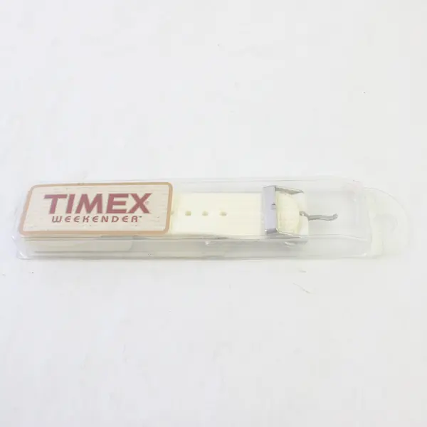NEW In Box Timex Weekender White Nylon Watch Strap 20mm 