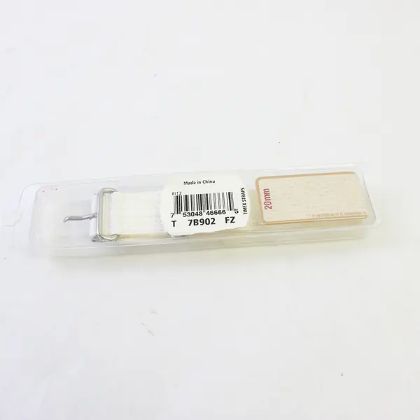 NEW In Box Timex Weekender White Nylon Watch Strap 20mm 