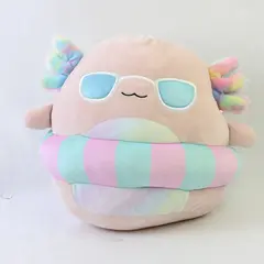 Squishmallows Archie The Axolotl 11" Plush - Beach Archie Sunglasses & InnerTube