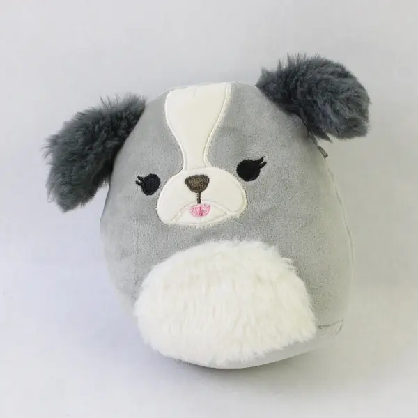 Squishmallows - Malu the Gray Shih-Tzu Plush Toy 5" Tall