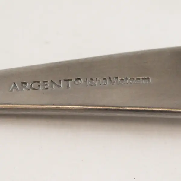 Lot of 3 Argent Flatware Stainless Steel Glossy 7 1/2in. Forks with Satin Handle