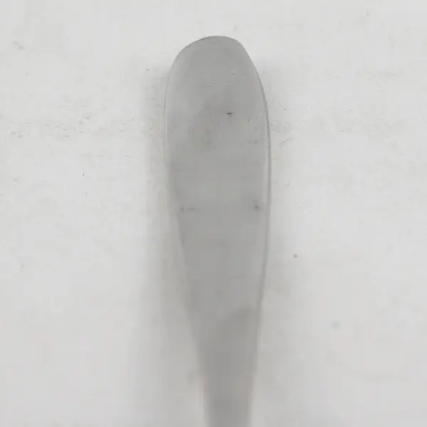 Lot of 2 Argent Flatware Stainless Steel Glossy 6 1/2in Spoons with Satin Handle