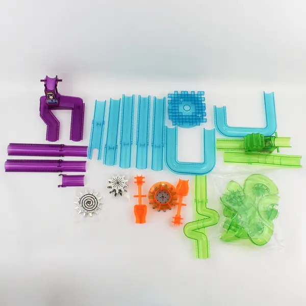 Techno Gears Marble Mania Genius Partial Pieces Manual Included & Shows Contents