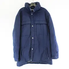 Vintage Fieldmaster Men's XL Tall Full Zip Navy Insulated Jacket w/Stowaway Hood
