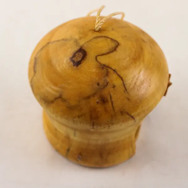 Hand-Made Carved Maple Christmas Nativity Scene Hanging Ornament 2018