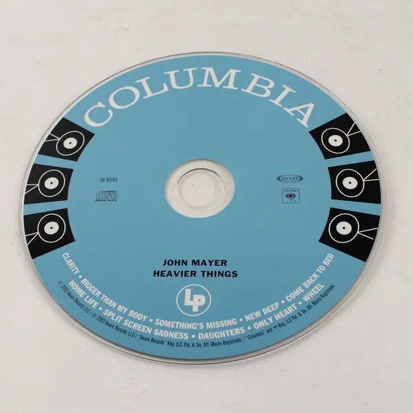 Heavier Things CD by John Mayer w/booklet 2003, #CK 86185