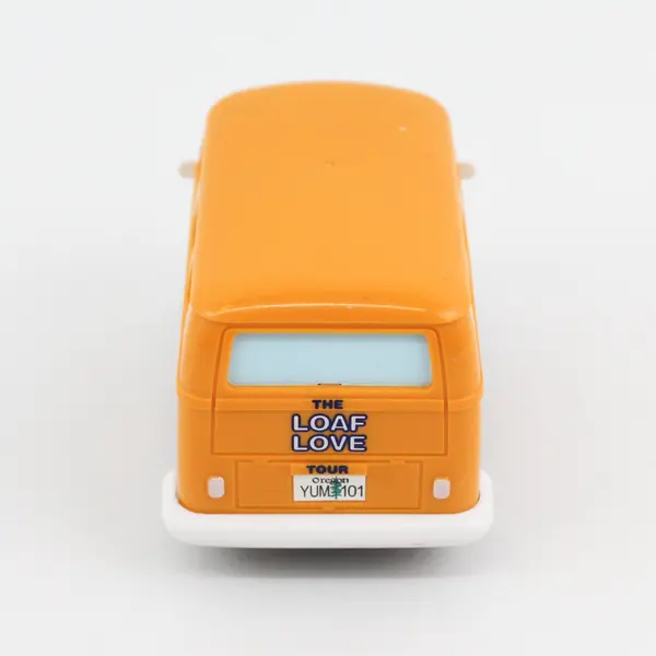 Smith Novelty Tillamook Creamery Cheese Loaf Bus Van Orange Model Souvenir