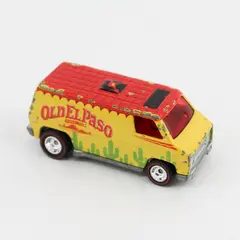 2003 Mattel Hot Wheels Diecast 1974 Old El Paso Van Red Line With Rubber Tires