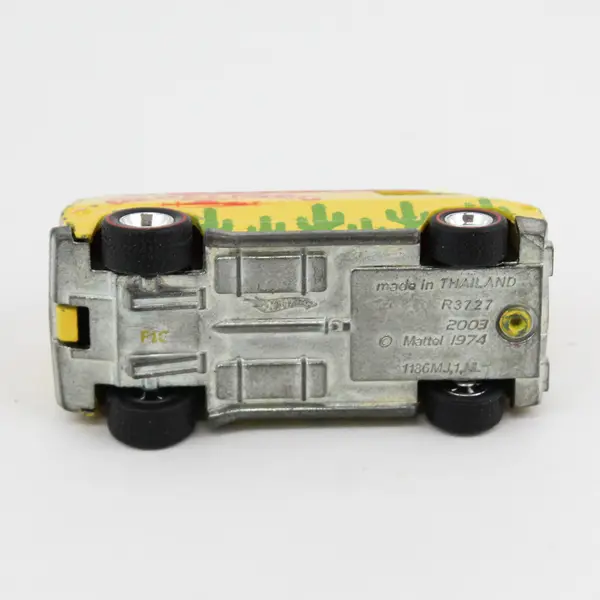 2003 Mattel Hot Wheels Diecast 1974 Old El Paso Van Red Line With Rubber Tires