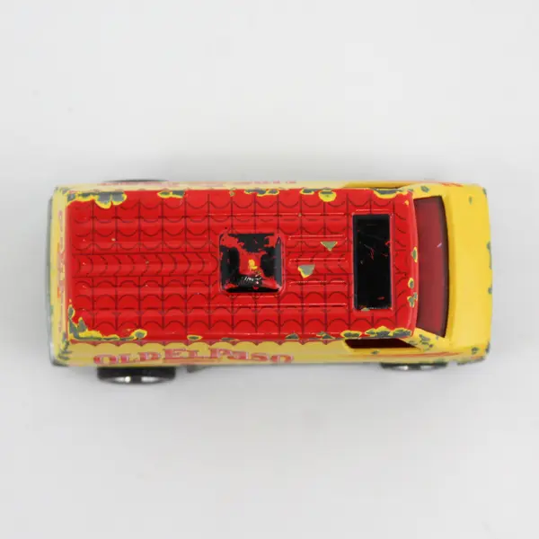 2003 Mattel Hot Wheels Diecast 1974 Old El Paso Van Red Line With Rubber Tires