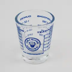 Measure Master Sure Shot Measuring Glass Shot Glass 3.25" Tall