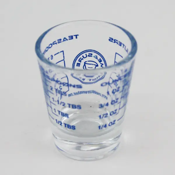 Measure Master Sure Shot Measuring Glass Shot Glass 3.25" Tall