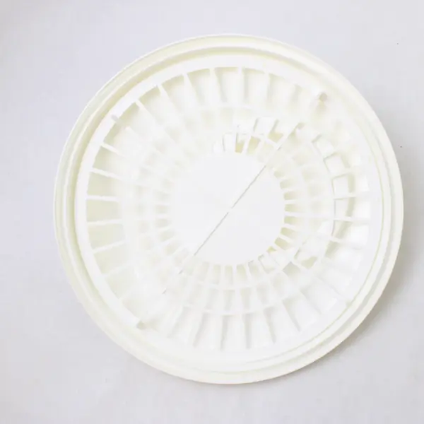 IKEA UPPFYLLD White/Clear Plastic Small Hand Spin Salad Spinner Kitchen Tool