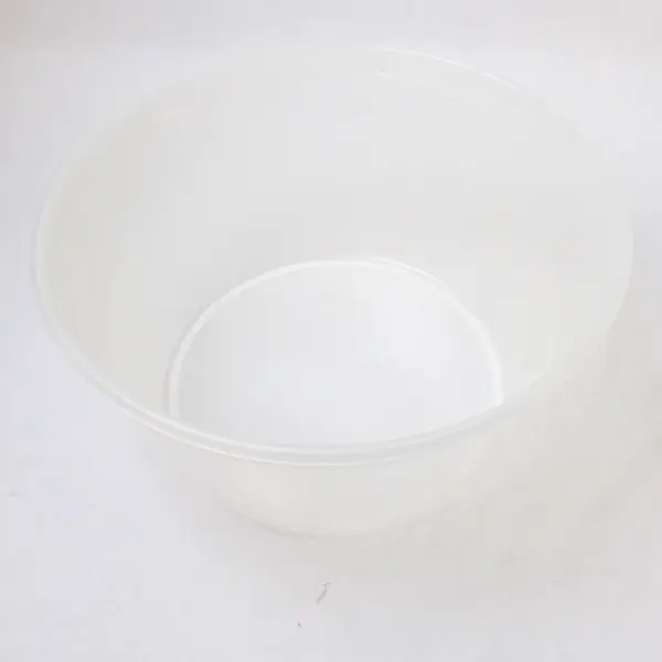 IKEA UPPFYLLD White/Clear Plastic Small Hand Spin Salad Spinner Kitchen Tool