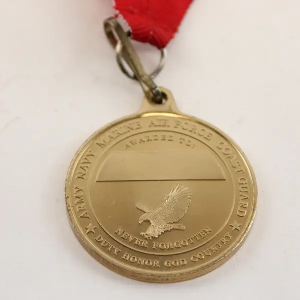 Veterans Of Oregon Honorable Service Medal Ribbon No Name Engraving