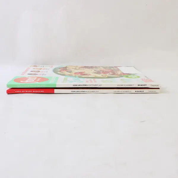 Lot of 2 Food Network Magazines September & December 2017 Issues Good