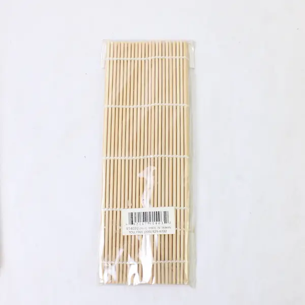 Lot of 3 Natural Bamboo Sushi Rolling Mats Makisu - New