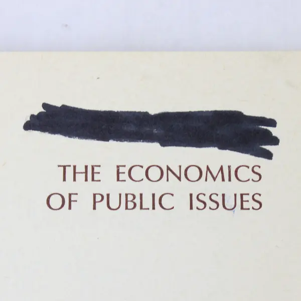 The Economics Of Public Issues Douglass C North Roger L Miller 2nd Ed 1973 PB