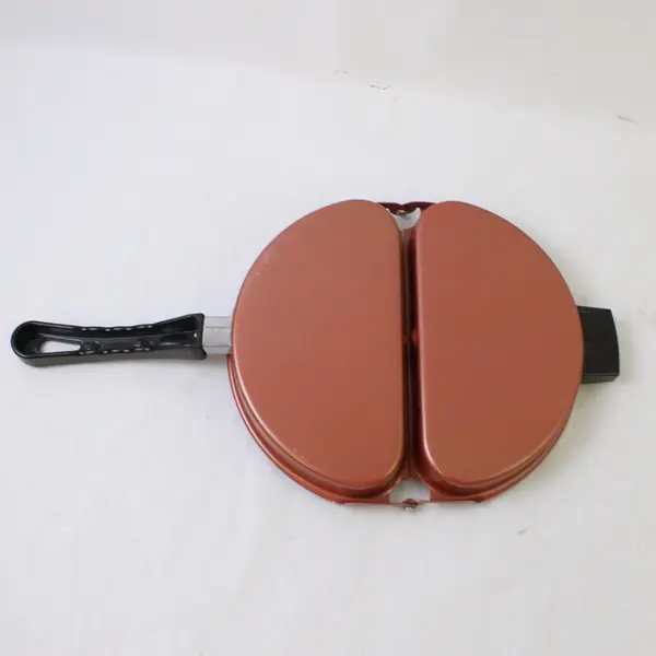 Unbranded Unbranded Orange/Black Italian Frittata/Omelet Flip Half Pan