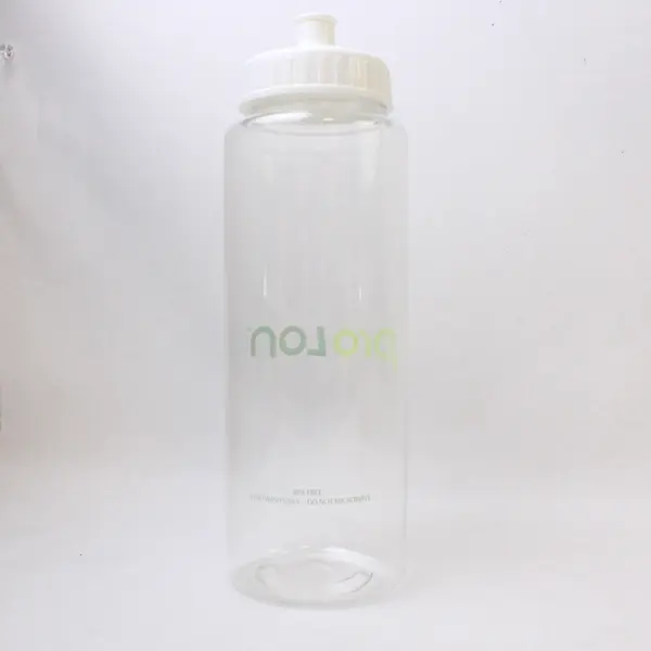 Lot Of 3 Assorted Clear Plastic Water Bottles (Mainstay, Prolon & Home Depot)