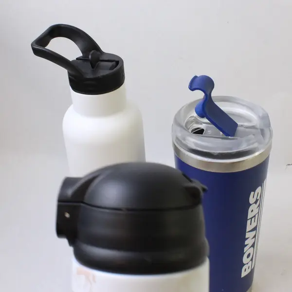 Lot Of 3 Assorted Stainless Steel Water Bottles (Fifty/Fifty, X & Unbranded)