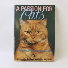 VTG A Passion for Cats Produced by The Cats Protection League 1991 UK PB Good