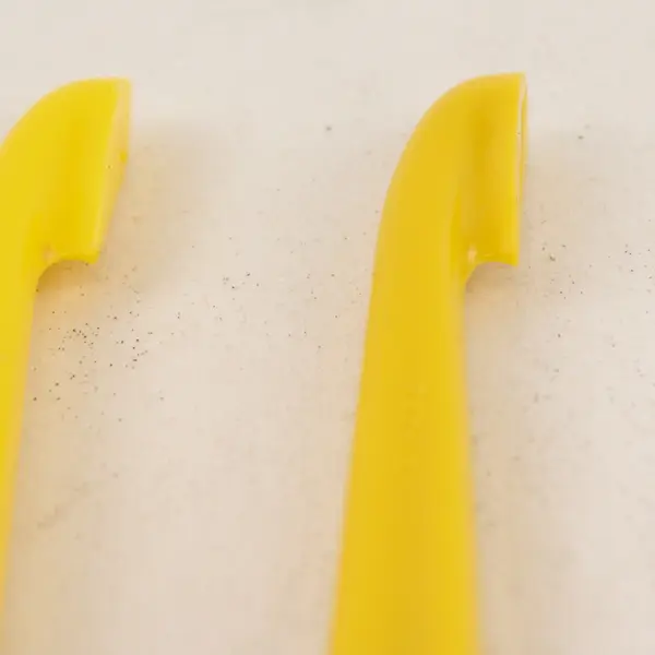 Lot of 3 Vintage Tupperware #727 Yellow Handy Citrus Peeler 