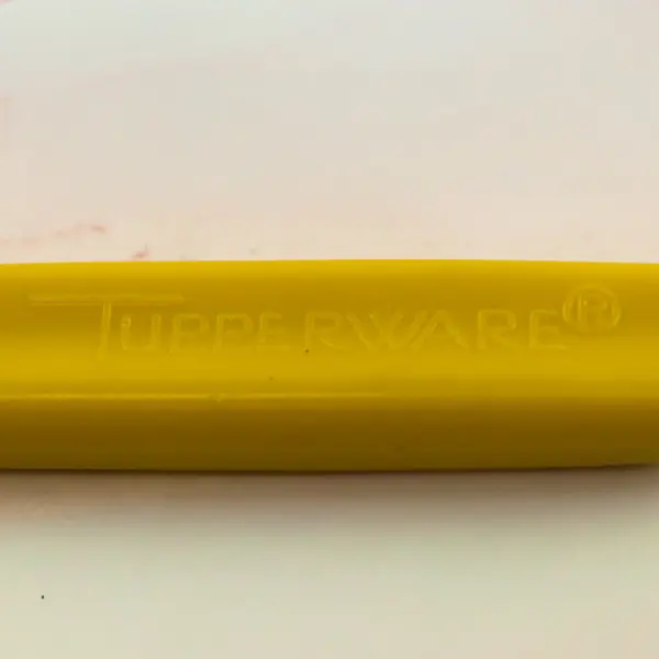 Lot of 3 Vintage Tupperware #727 Yellow Handy Citrus Peeler 