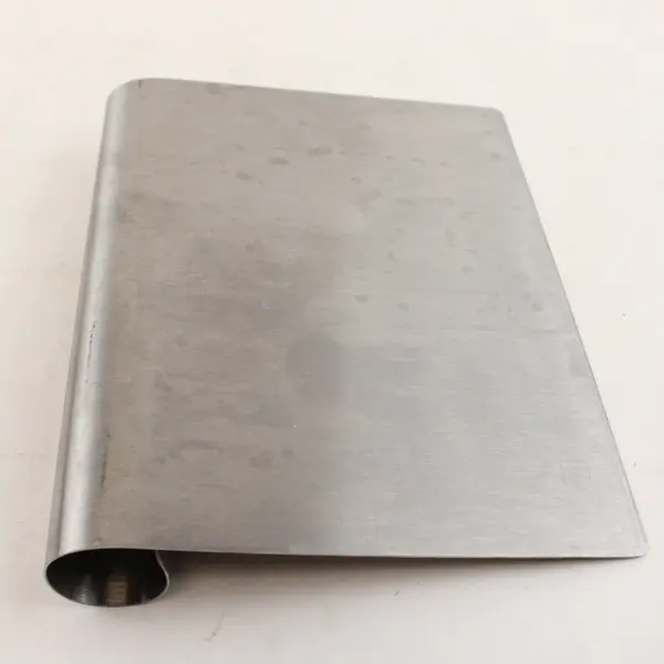 Lot Of 2 Unbranded Matching Stainless Steel Bench/Pastry Scraper/Dough Cutters
