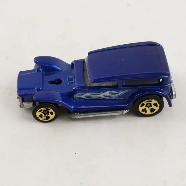 Vintage Hot Wheels "The Demon" Dark Blue/Silver Flames 1969 Thailand