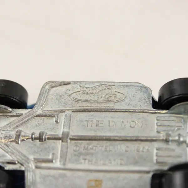 Vintage Hot Wheels "The Demon" Dark Blue/Silver Flames 1969 Thailand
