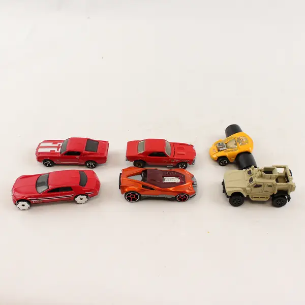 Lot of 6 Mattel Loose Diecast Toy Cars Collectible Vehicles Play or Display