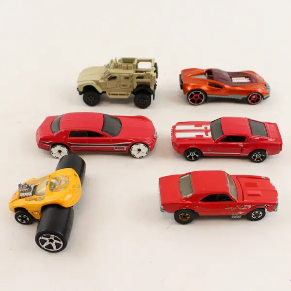 Lot of 6 Mattel Loose Diecast Toy Cars Collectible Vehicles Play or Display