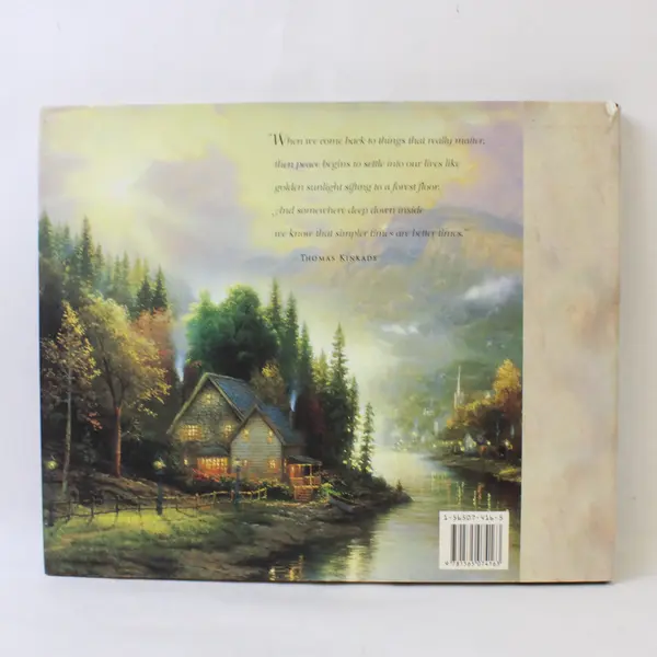 Vintage 1996 Hardcover DJ Simpler Times by Thomas Kinkade With Anne C Buchanan