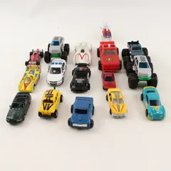 Lot of 16 Loose Random Lot of Diecast Toy Cars - Various Types/Years/Brands