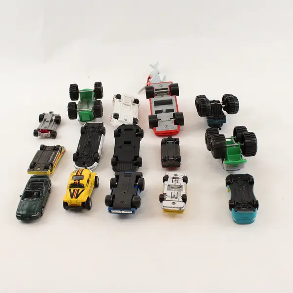 Lot of 16 Loose Random Lot of Diecast Toy Cars - Various Types/Years/Brands