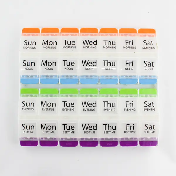 Plastic Pill Sorter 1 Week 4 Times A Day