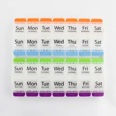 Plastic Pill Sorter 1 Week 4 Times A Day
