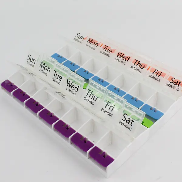 Plastic Pill Sorter 1 Week 4 Times A Day