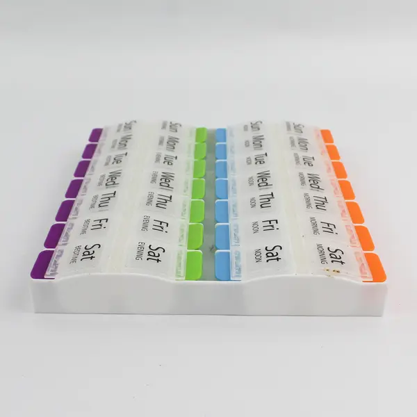 Plastic Pill Sorter 1 Week 4 Times A Day