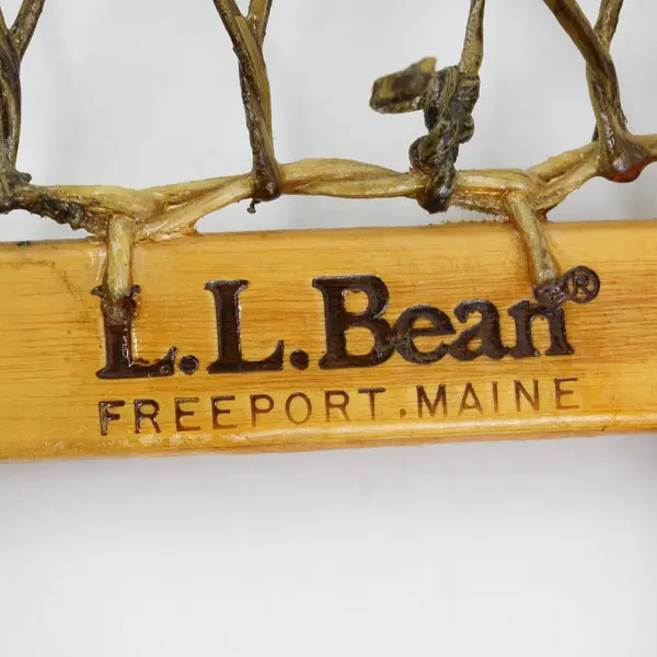 Vintage LL BEAN 10x36 Traditional Wooden Maine Snow Shoes Made in USA