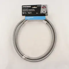 Eastman 5 Ft Steel Flex Refrigerator Ice Maker Connector 98516 NIB
