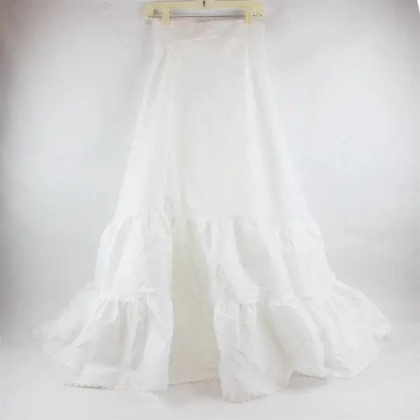 Vintage Under-Cover White Tiered A-Line Petticoat Women's Size 11