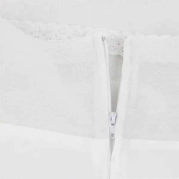 Vintage Under-Cover White Tiered A-Line Petticoat Women's Size 11
