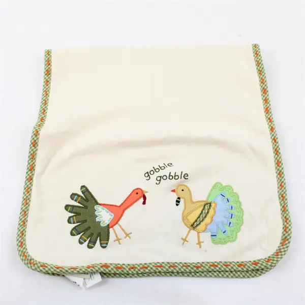 Pottery Barn Kids Thanksgiving Bib & Burp Cloth Set 