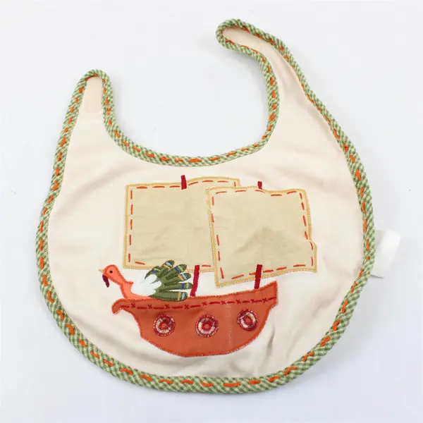 Pottery Barn Kids Thanksgiving Bib & Burp Cloth Set 