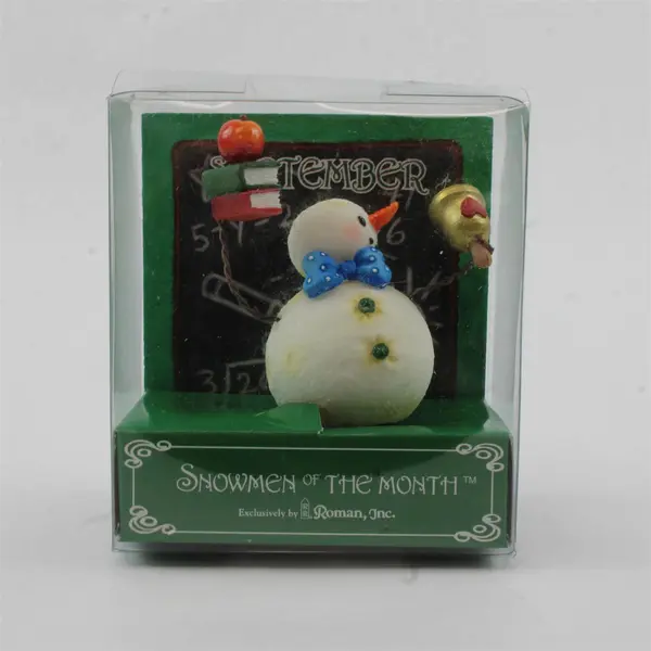 Vintage 1998 Roman, Inc. Snowmen of the Month - September