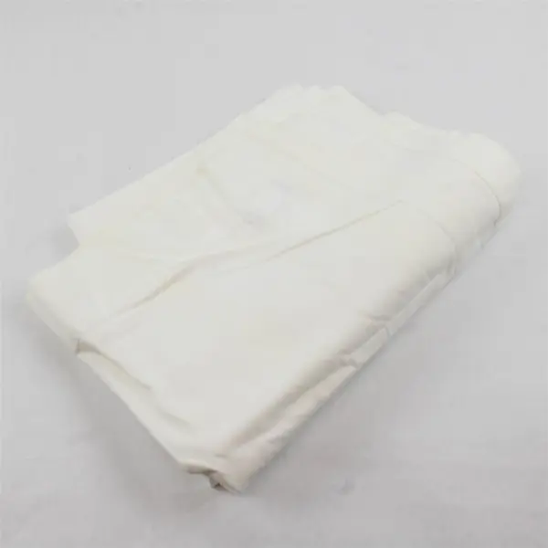 Lot Of 2 Pottery Barn White 3-In-1 Pole Top Seaton Textured Curtains 50" x 96"